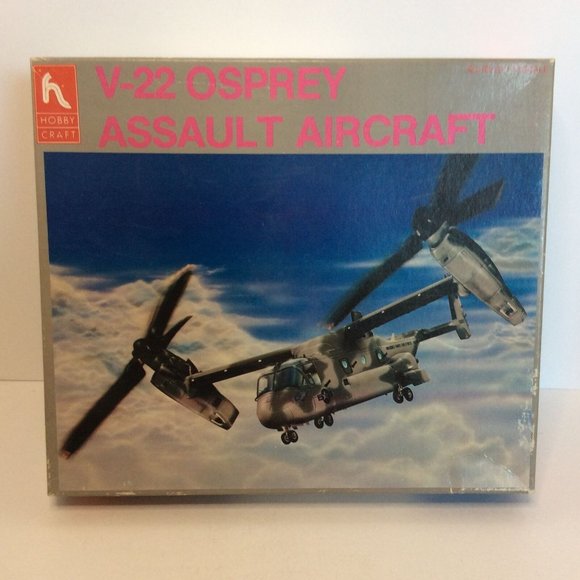 Vintage Hobby Craft V-22 Osprey Assault Aircraft Model Kit HC137 1:72 Scale - Picture 1 of 9